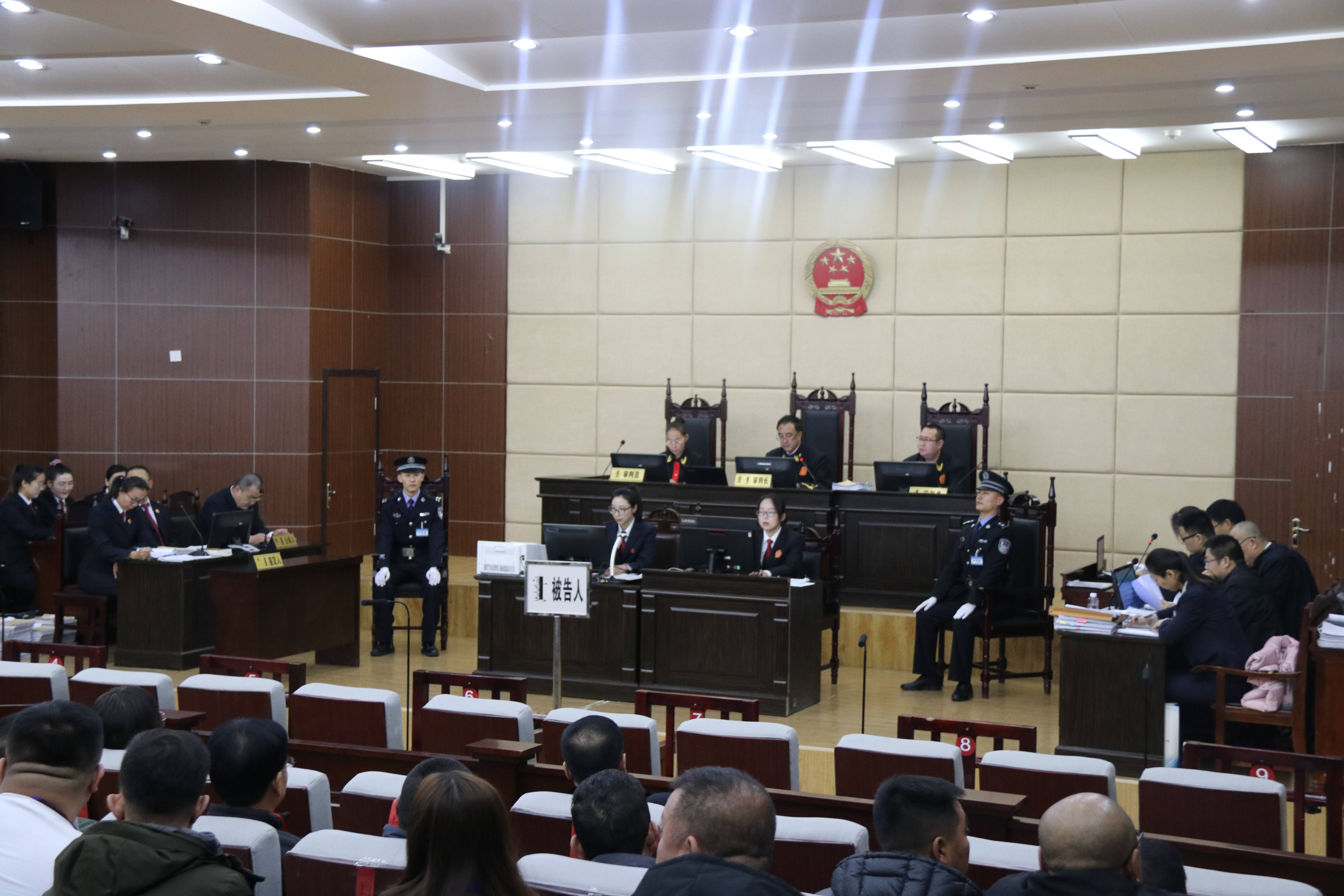 苏尼特右旗人民检察院提起公诉的任某某等人恶势力犯罪集团案开庭审理